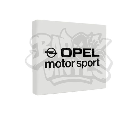 PEGATINA OPEL MOTORSPORT CON LOGO