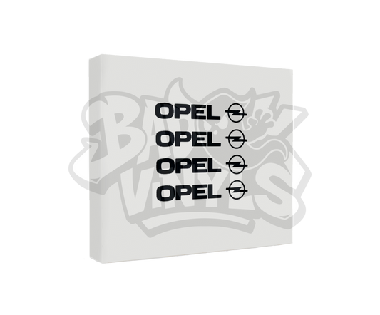 PEGATINA OPEL PARA LLANTAS (PACK 4 UNIDADES)