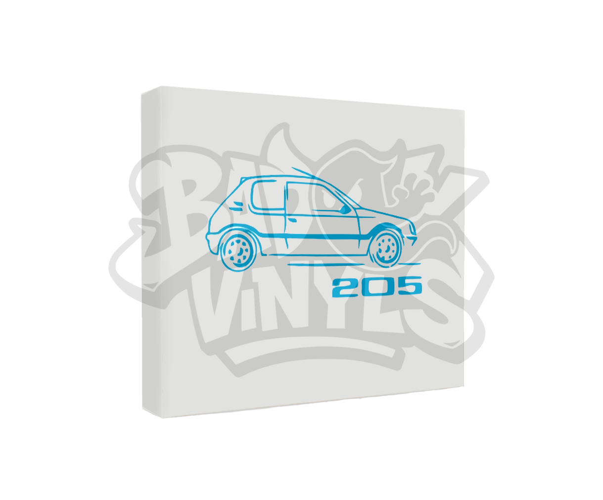 PEGATINA PEUGEOT 205