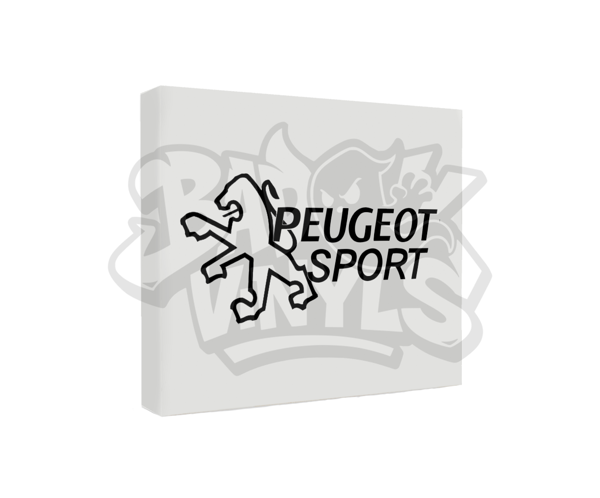 PEGATINA PEUGEOT SPORT LEON DE LADO