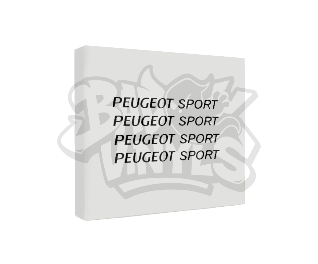 PEGATINA PEUGEOT SPORT LLANTAS (PACK 4 UNIDADES)