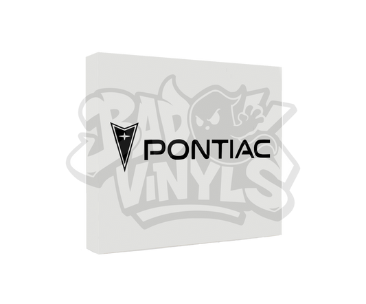PEGATINA PONTIAC CON LOGO