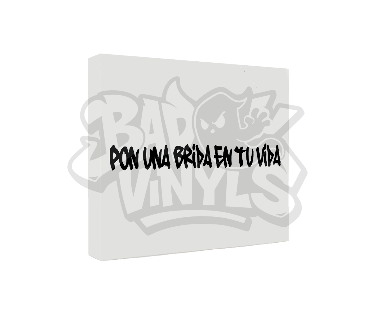PEGATINA PON UNA BRIDA EN TU VIDA