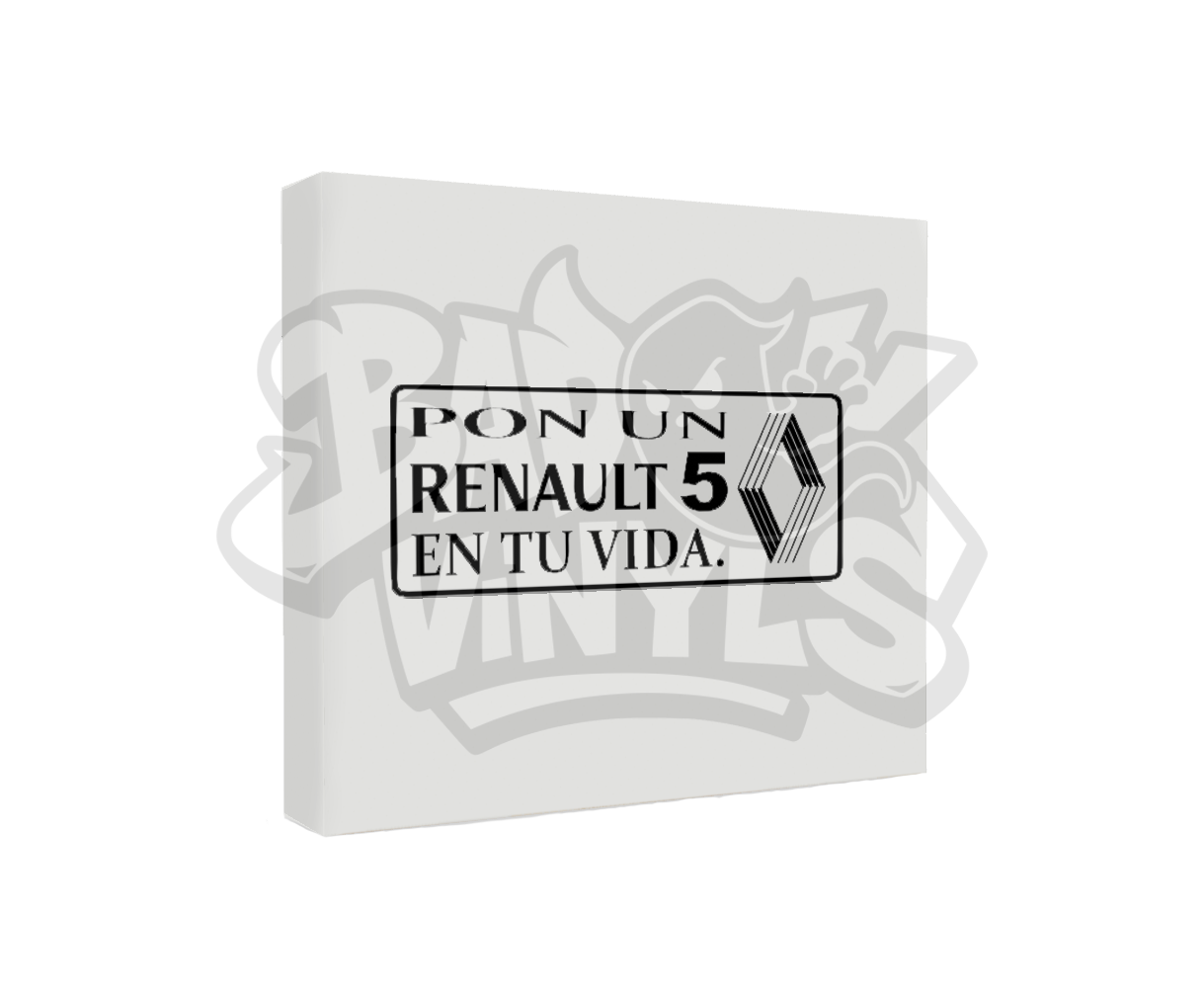 PEGATINA PON UN RENAULT 5 EN TU VIDA