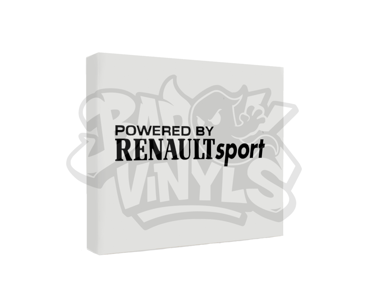 PEGATINA POWERED BY RENAULT SPORT