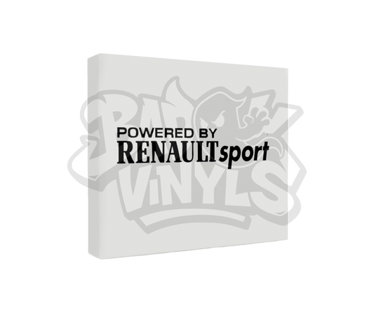 PEGATINA POWERED BY RENAULT SPORT