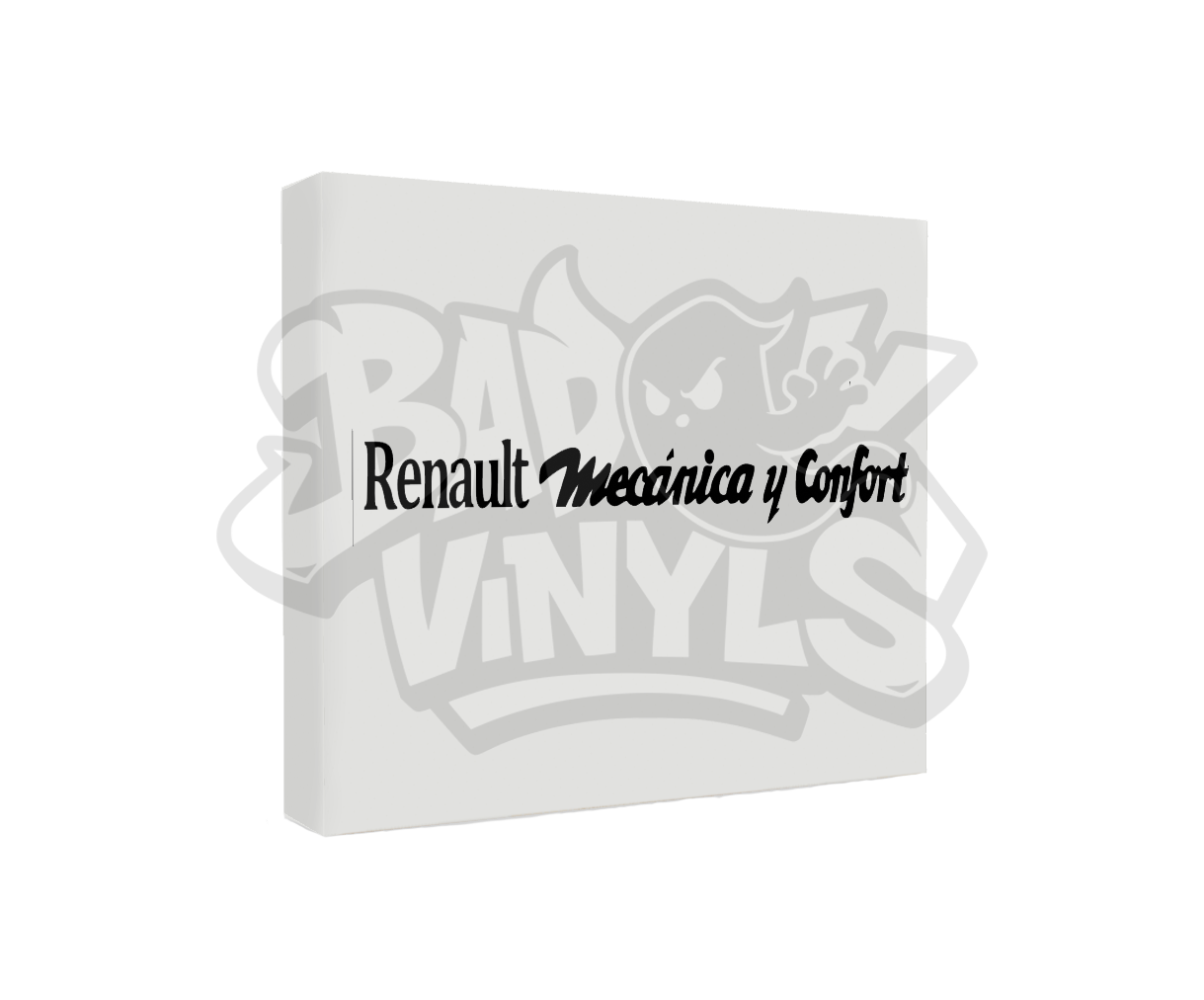 PEGATINA RENAULT MECANICA Y COFORT