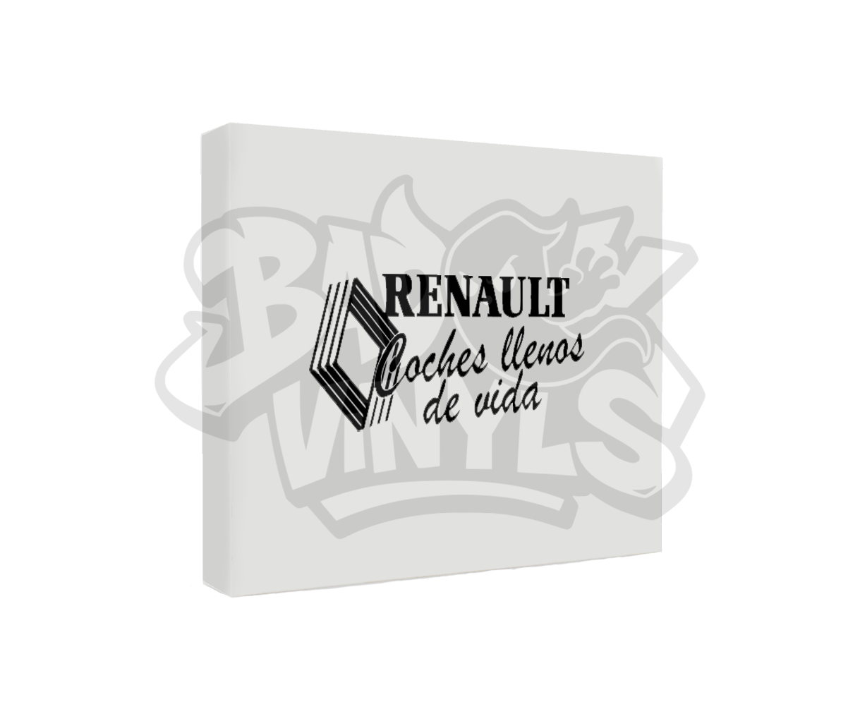 PEGATINA RENAULT COCHES LLENOS DE VIDA