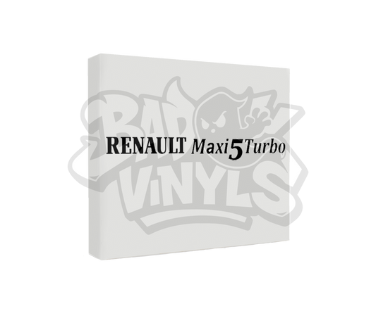 PEGATINA RENAULT MAXI 5 TURBO