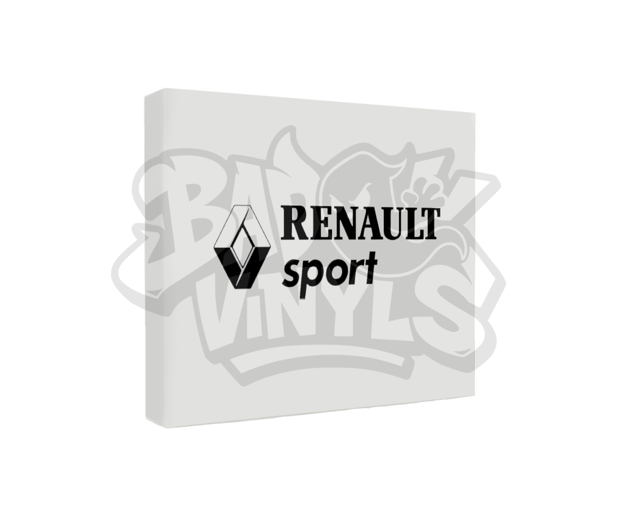 PEGATINA RENAULT SPORT CON LOGO