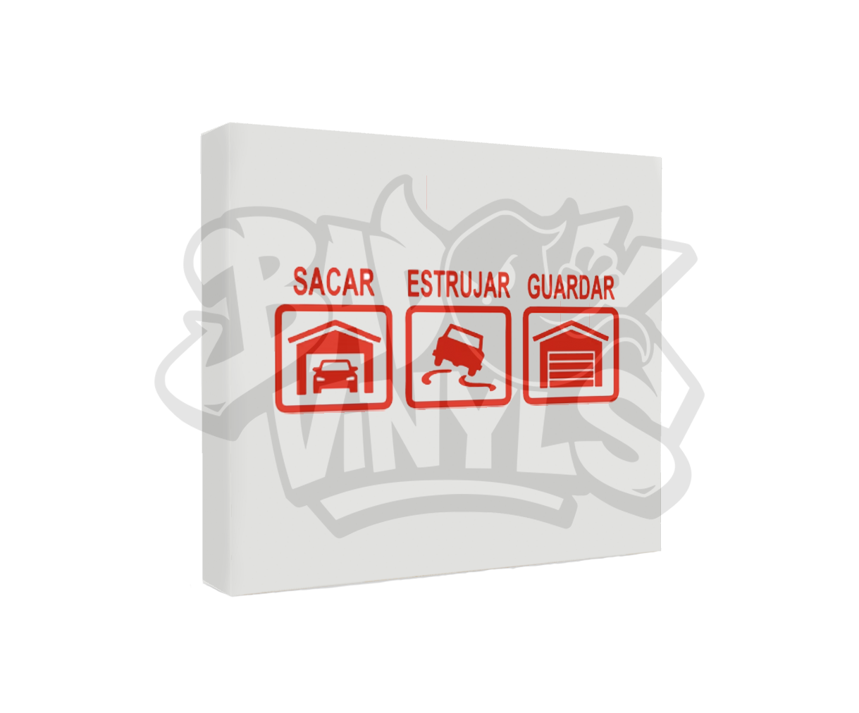 PEGATINA SACAR ESTRUJAR GUARDAR