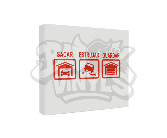 PEGATINA SACAR ESTRUJAR GUARDAR