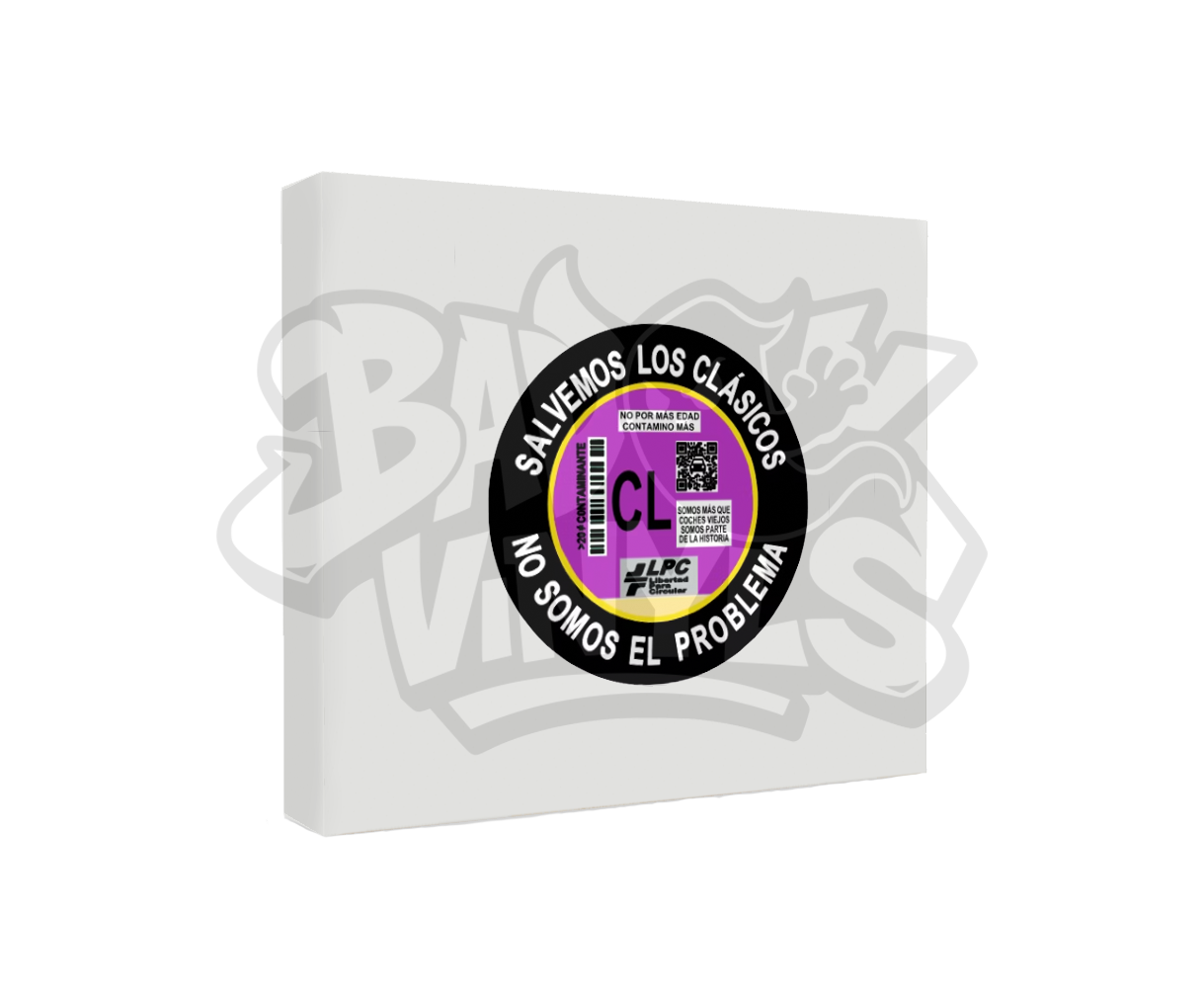 PEGATINA SALVEMOS LOS CLASICOS