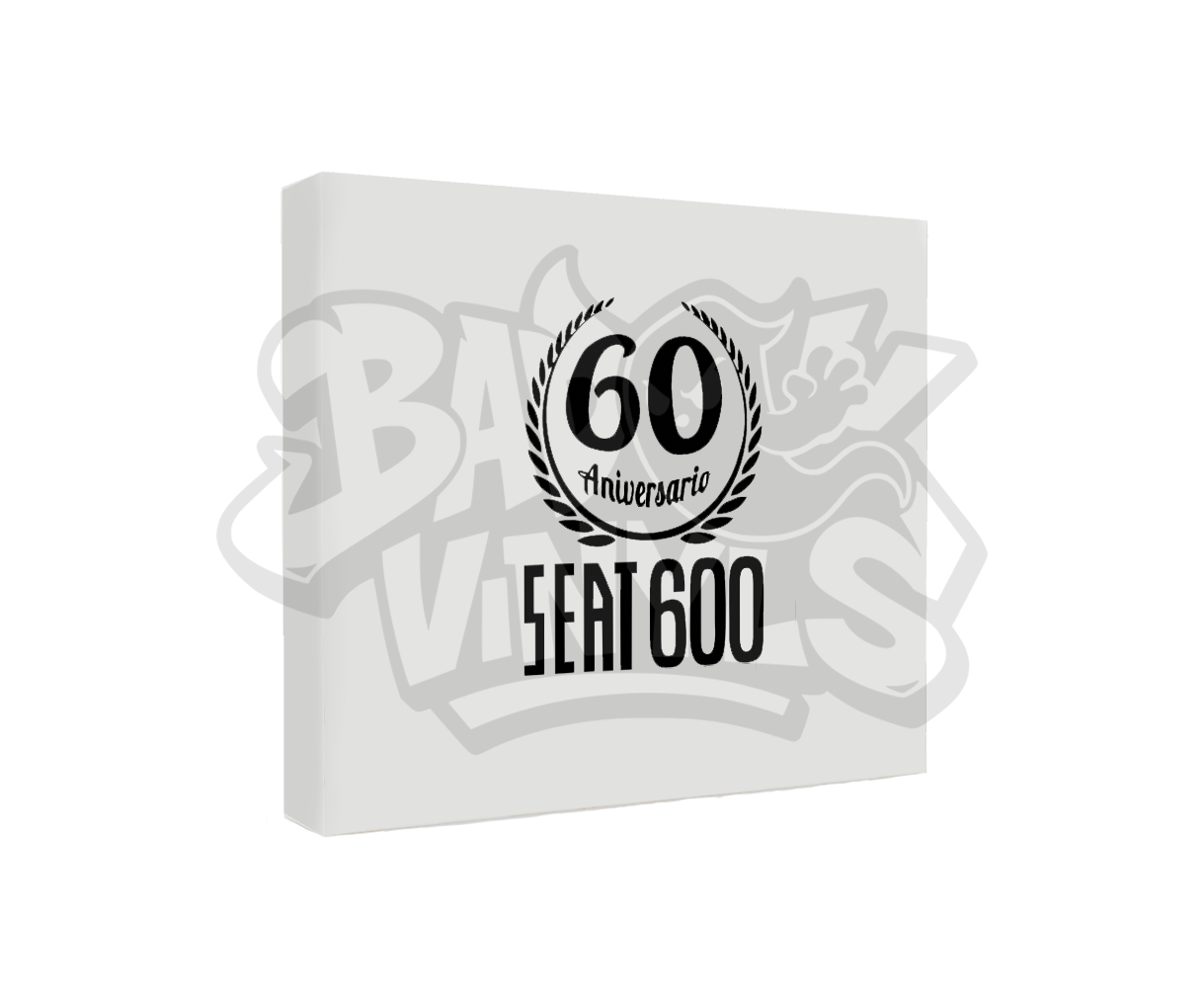 PEGATINA SEAT 600 60 ANIVERSARIO