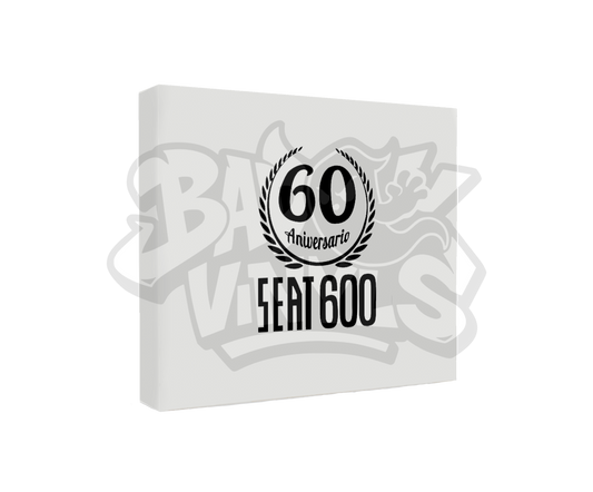PEGATINA SEAT 600 60 ANIVERSARIO