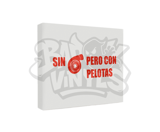 PEGATINA SIN TURBO PERO CON PELOTAS