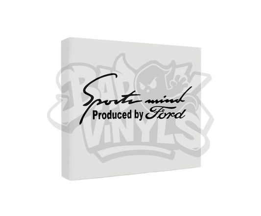 PEGATINA SPORT MIND FORD