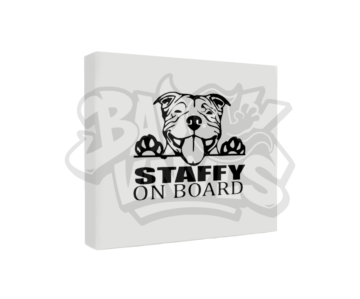 PEGATINA STAFFY ON BOARD (A BORDO)