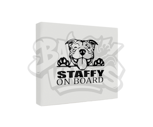 PEGATINA STAFFY ON BOARD (A BORDO)