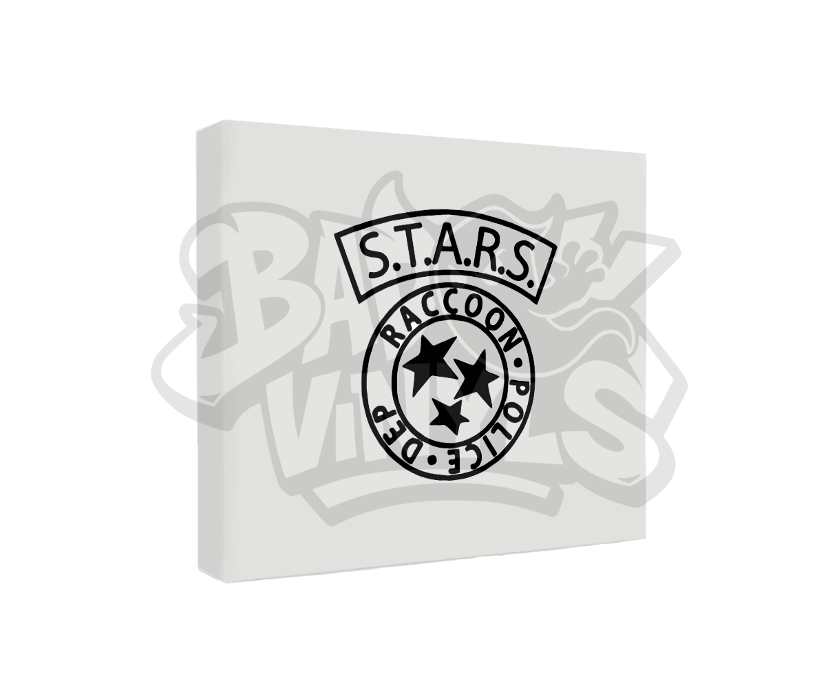 PEGATINA STARS RACCOON POLICE DEP
