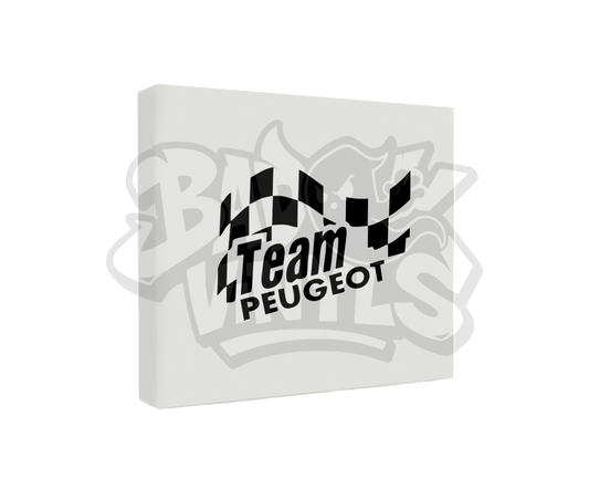 PEGATINA TEAM PEUGEOT