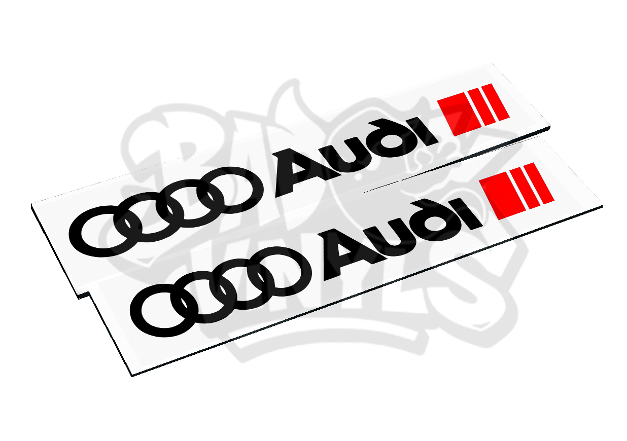 CUBRE MATRICULAS AUDI LOGO PACK 2