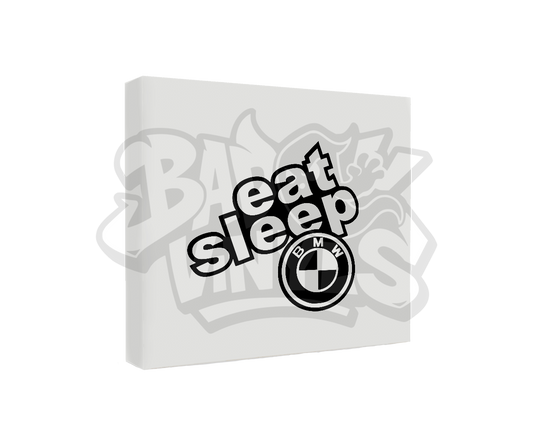PEGATINA EAT SLEEP BMW