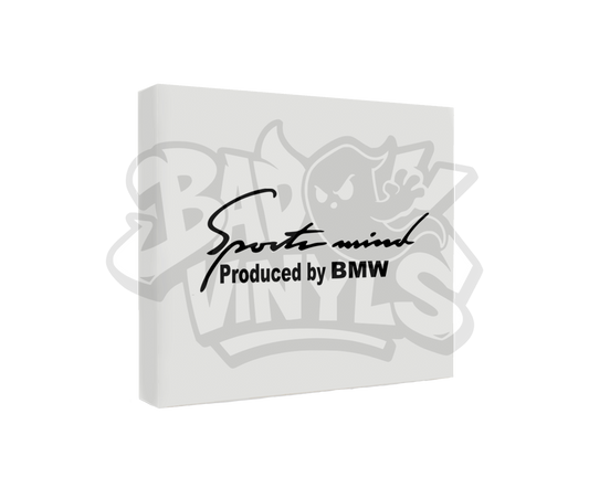 PEGATINA SPORT MIND BMW
