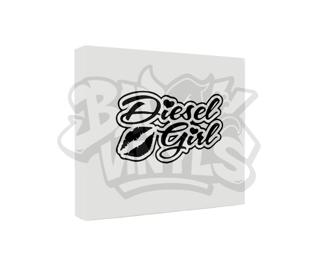 PEGATINA DIESEL GIRL