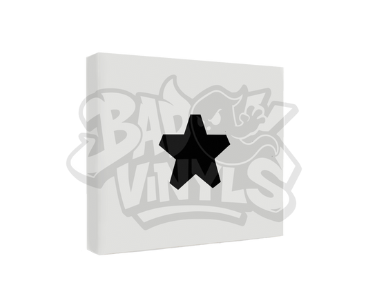 PEGATINA ESTRELLA SIN PUNTAS