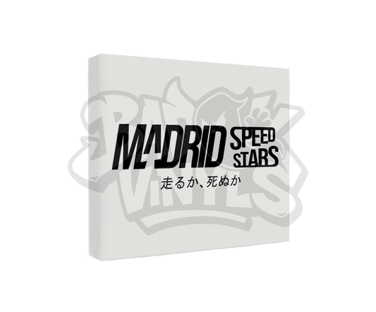 PEGATINA MADRID SPEED STARS