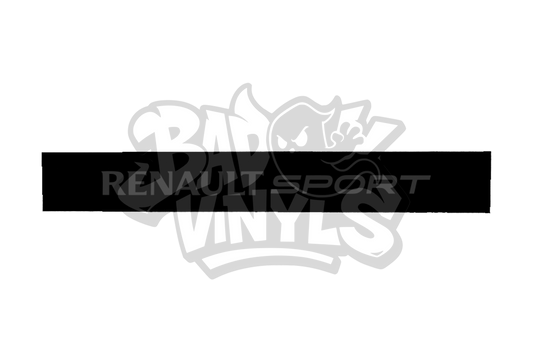 PARASOL RENAULT SPORT NEGRO MATE