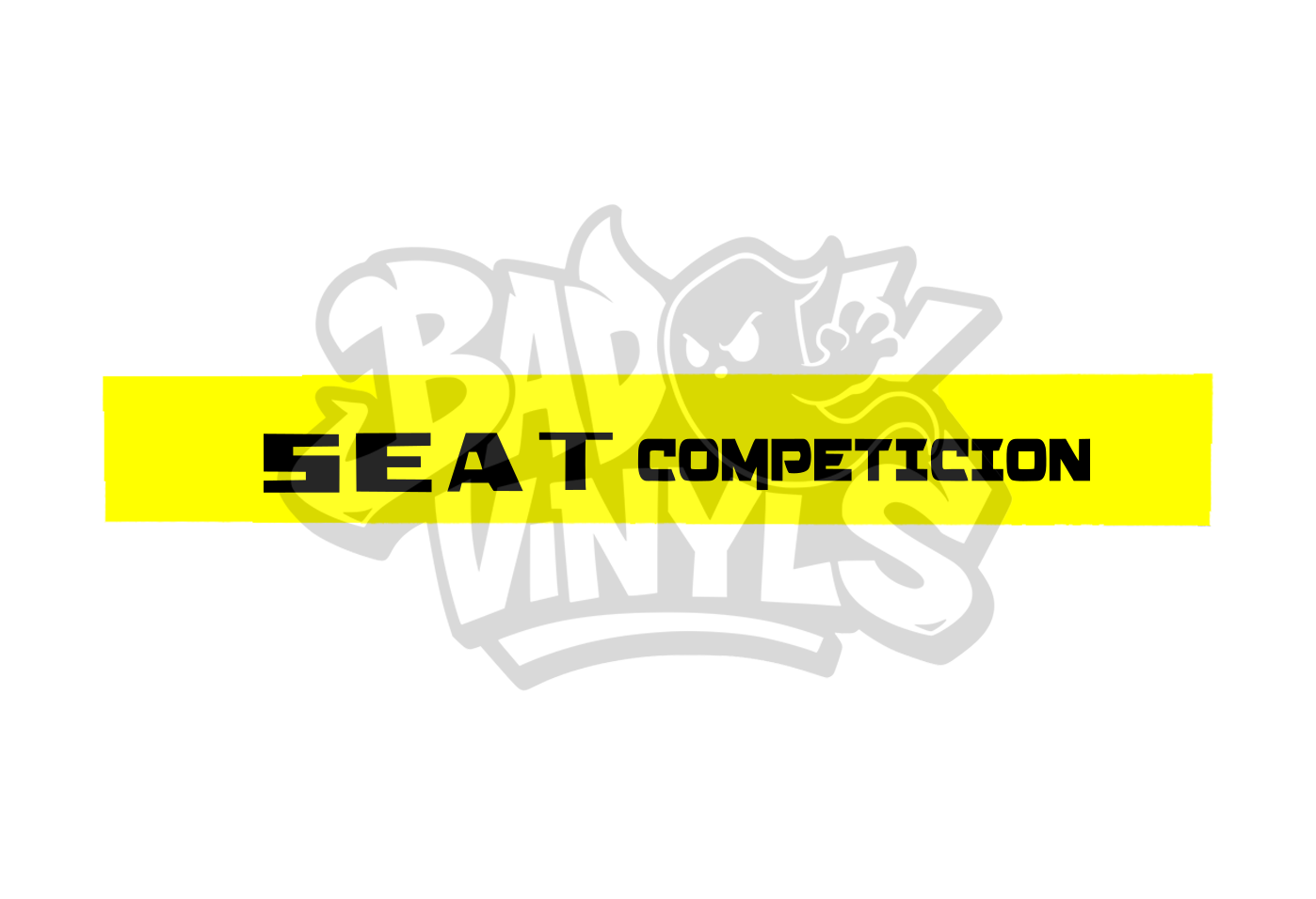 PARASOL SEAT COMPETICION AMARILLO + NEGRO