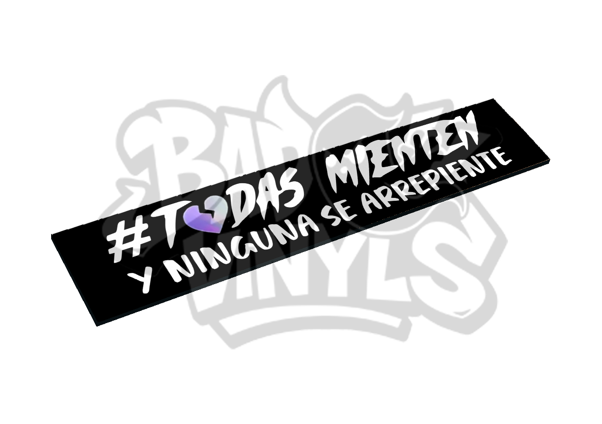CUBRE MATRICULAS TODAS MIENTEN