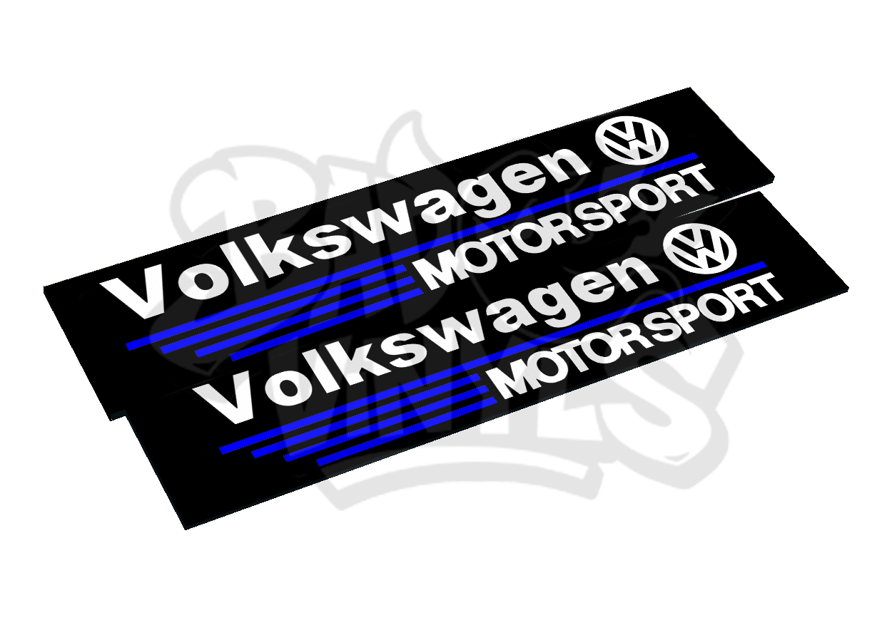 CUBRE MATRICULAS VOLKSWAGEN MOTORSPORT PACK 2