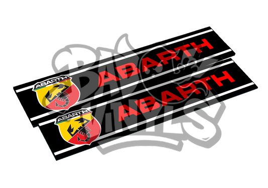 CUBRE MATRICULAS ABARTH PACK 2