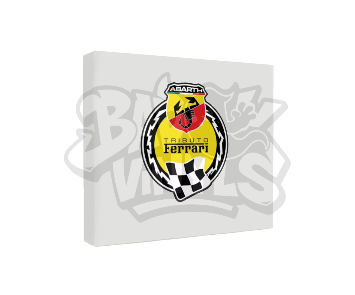PEGATINA ABARTH TRIBUTO FERRARI