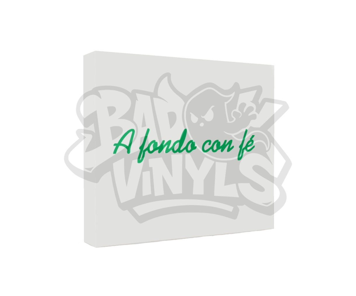 PEGATINA A FONDO CON FE