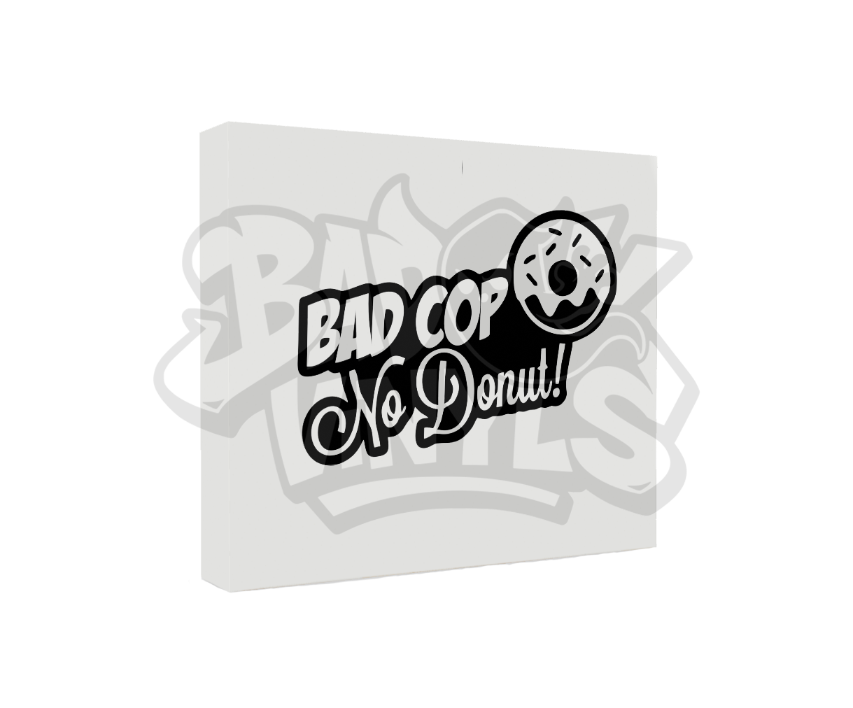 PEGATINA BAD COP NO DONUT