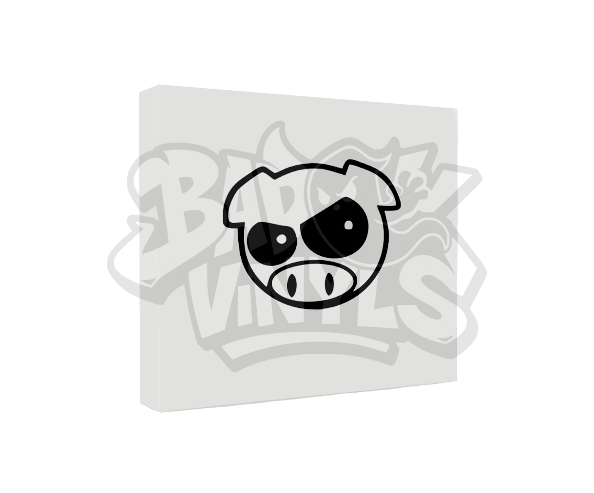 PEGATINA CERDITO CABREADO