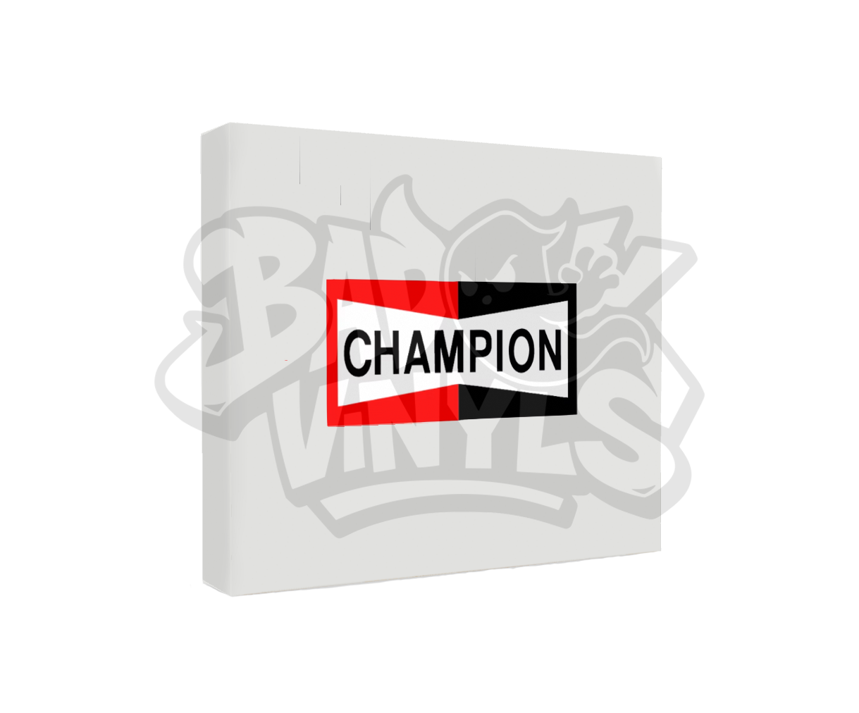 PEGATINA CHAMPION TRICOLOR