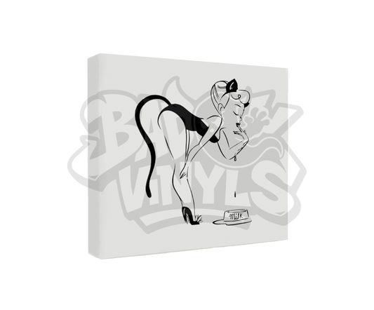 PEGATINA CHICA PINUP GATITA