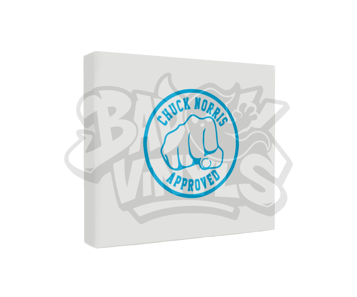 PEGATINA CHUCK NORRIS APPROVED