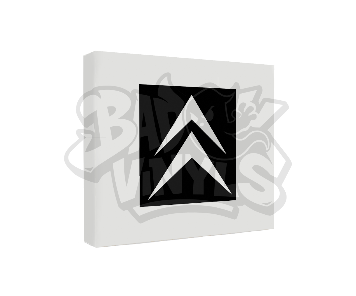 LOGO CITROEN CUADRO ASPAS TROQUELADAS GRANDE