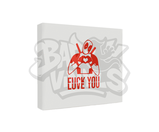 PEGATINA DEADPOOL FUCK LOVE