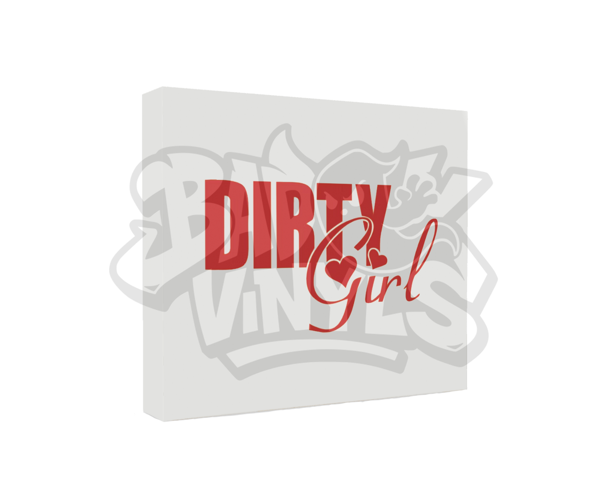 PEGATINA DIRTY GIRL
