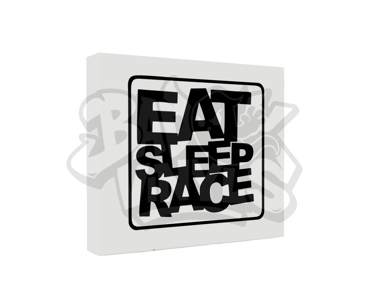 PEGATINA EAT SLEEP RACE