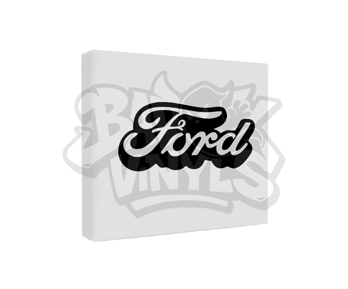 PEGATINA FORD CON BORDE