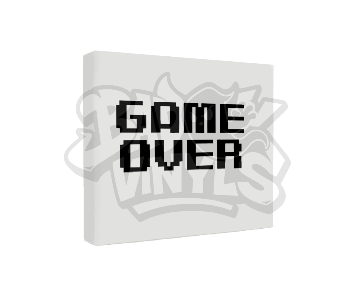 PEGATINA GAME OVER PIXEL