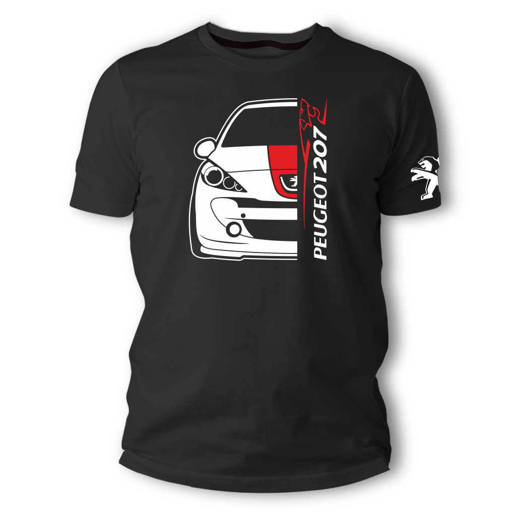 CAMISETA PEUGEOT 207 DOS LADOS